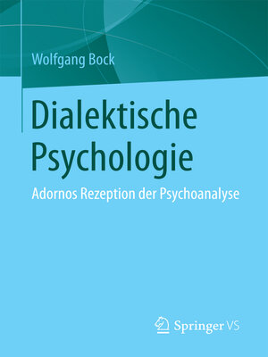 cover image of Dialektische Psychologie
